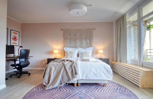 Hammfeld Apartment | Homefy Business Apartment - Messe - Düsseldorf - Balkon - Aufzug