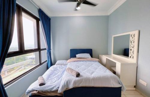 Sungai Buloh Apartment | Homely 2BR Heritage D'Sara @ Link to MRT, Near Thomson Hospital & Sungai Buloh Hospital