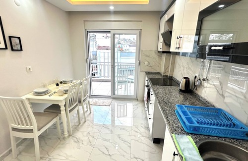 Kepez Apartment | HOMELY! Design Apartment Antalya 2+1 Parking, Balcony, AC, 100Sqm!