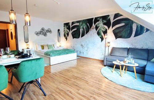 Pasing - Obermenzing Apartment | HOMELY STAY Serenity Greens - Stylisch Studio-Apartment with kitchen - 10 min to central station