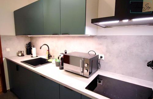 Pasing - Obermenzing Apartment | HOMELY STAY Serenity Greens - Stylisch Studio-Apartment with kitchen - 10 min to central station