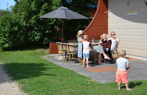 's-Gravenzande RV Rental | Homely Tent with Kitchen & Shower near Beach & Campsite