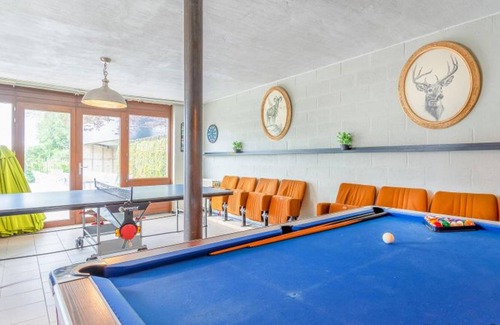 Sainte-Cecile Villa | Homerez - Big villa for 50 ppl. with swimming-pool and garden at Florenville