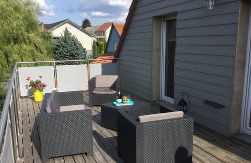 Lohr Apartment | Homerez - Charming apartment in Lohr + 60 m² + terrace and garden