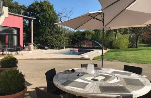 Plouigneau Villa | Homerez - Chic Villa in Plouigneau with Private Pool