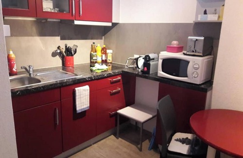 Bevaix Apartment | Homerez - Comfortable studio in Bevaix with mountain view - 30 m² + Spa