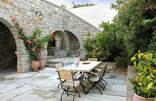 Chora House | Homerez - Family House with Sea View in Patmos + Terrace