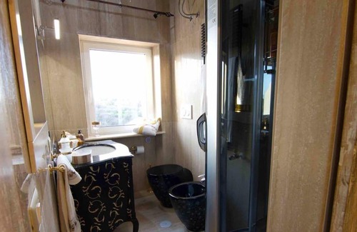 Vignanello Apartment | Homerez - Spacious studio for 7 ppl. with balcony at Vignanello