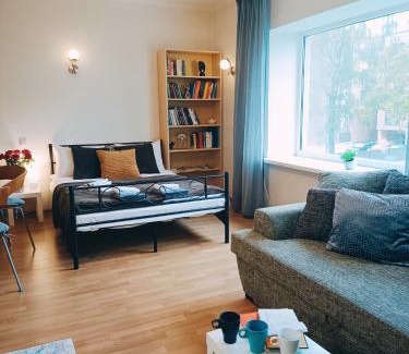Avoti Apartment | Homey Nest in Riga Midtown center, up to 4 guests, Steps from the Park, FREE parking