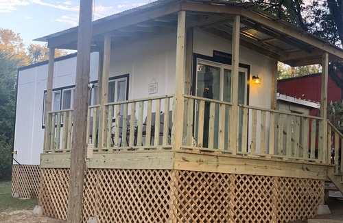 Spicewood Cottage | Honeysuckle Cottage looking at Pedernales River