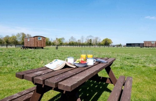Bedfield Cabin | Honeysuckle Farm Hut 4 - Suffolk Farm Holidays