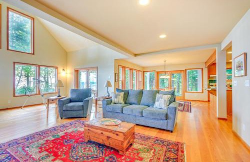 Brinnon House | Hood Canal Home with Stunning Views and Private Beach