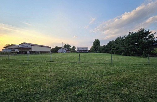 Goshen House | Hoosier Comfort Retreat on Lazy Willow Pond; Rustic, Private, Country Haven 10+