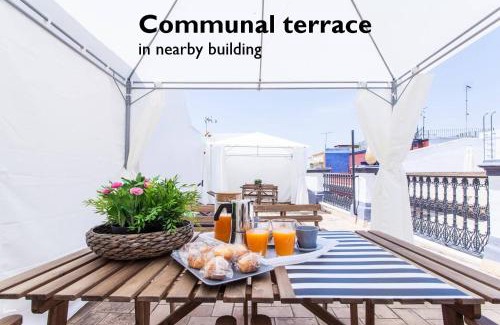 Alfalfa Apartment | Hostly Acetres 1B-2B Center-Fibre-Conmunal terrace-Parking Optional