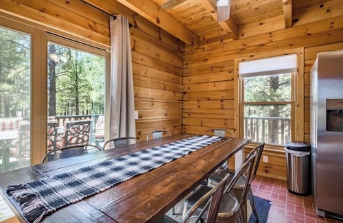 Flagstaff Cabin | Hot Tub Cabin Spacious 5-Acre Forest Retreat