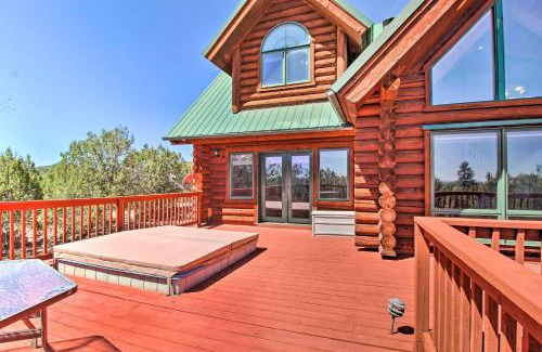 Show Low House | Hot Tub, Game Room and Theater Luxe Show Low Home
