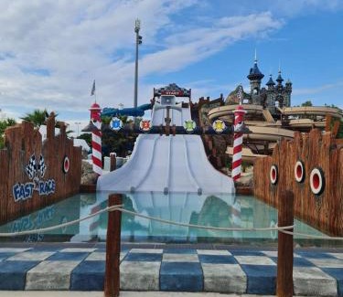 Caorle Apartment | HOTEL AQUA PARK RESORT VILLAGE EXCLUSIVE - The Family Rooms - Continental Breakfast - One day in our Water Park - One day Motorboat trip to explore the Caorle Lagoon - Parking inside
