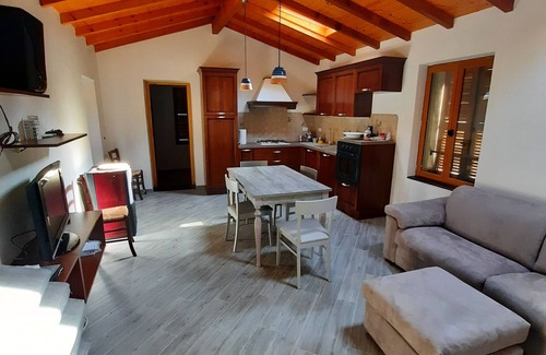 Airole House | House by the River, fantastic rustic in nature