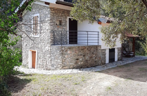 Airole House | House by the River, fantastic rustic in nature
