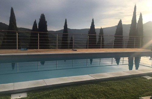 Notre-Dame-de-la-Rouviere House | House located in the heart of the Cévennes swimming pool, breathtaking view.