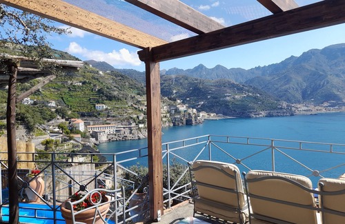 Amalfi Villa | House Oliver - Breathtaking small Pool Hydromassage on the Rock - Amalfi Coast