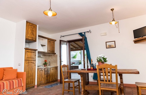 Lipari House | House with garden overlooking the bay of Canneto