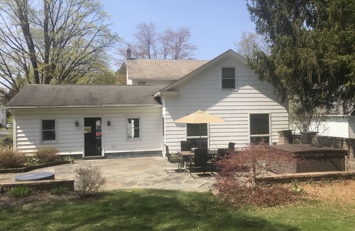 Ballston Spa House | House with hot tub near Saratoga track and SPAC