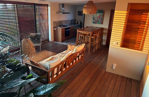 La Saline Les Bains House | House with panoramic view of the lagoon from the jacuzzi.