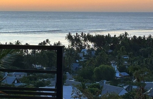 La Saline Les Bains House | House with panoramic view of the lagoon from the jacuzzi.