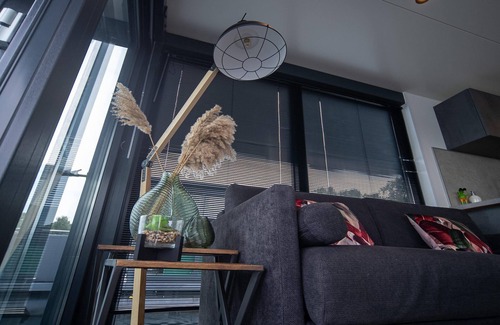 Municipality of Mook en Middelaar Boat Rental | Houseboat Mookerplas with Sauna & Lake View