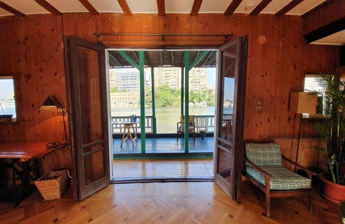 Gezira Apartment | Houseboat65 - Historic Home on the Nile - Zamalek, Central Cairo