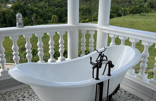 Cabrera Apartment | Huge penthouse suite w/kitchen, sunroom, & soaking tub on a private balcony!