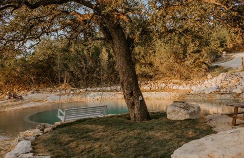 Spring Branch House | Hummingbird Haus - Hill country views on 20 acres with firepit