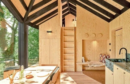 La Roche-en-Ardenne Cabin | Hutstuf cabin The Eagle with private sauna