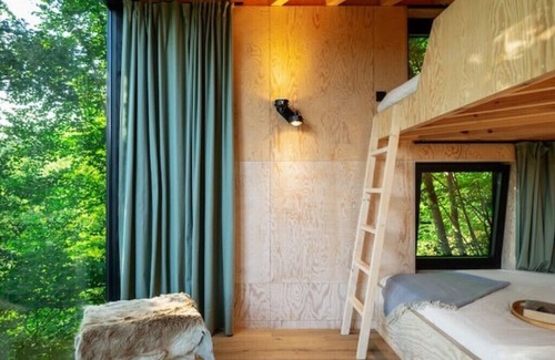 La Roche-en-Ardenne Cabin | Hutstuf - Owl & Fox - 2 cabins with private rooftop sauna