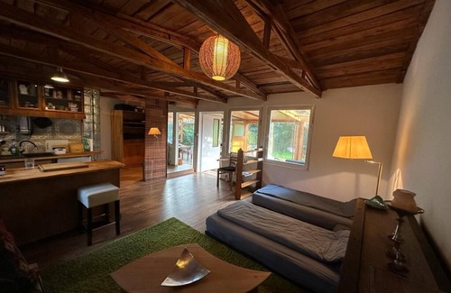 Dahme/Mark Cabin | Idyllisches Refugium am See mit Eigenem Garten für Erholung und Arbeit