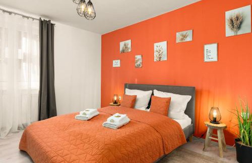 Calberlah Apartment | Immo-Vision - Natur Design Apartments, Parkplatz, Küche
