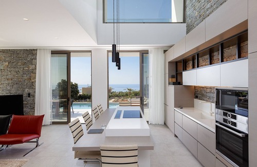 Atsipópoulon Villa | Impeccable design, total privacy & heated pool with sea views