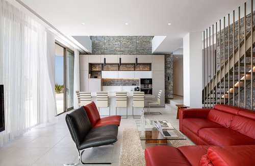 Atsipópoulon Villa | Impeccable design, total privacy & heated pool with sea views