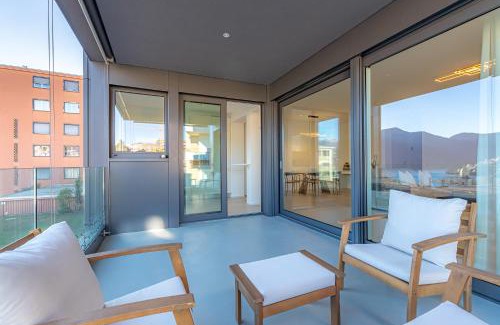 Lugano Apartment | IMPERIAL of LUGANO 3 with a lake view behind the station and 10 min from the lake of Lugano