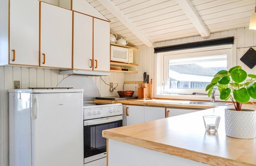 Bjerregard Strand House | In the attractive Bjerregård, this well-maintained vacation home awaits you with a cozy atmosphere.