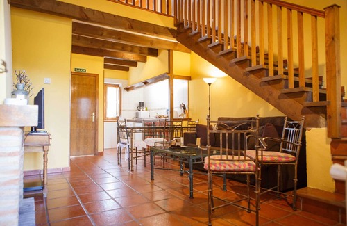 Horcajuelo de la Sierra Ski Chalet | In the Medium you can enjoy a large terrace with barbecue and a small front patio