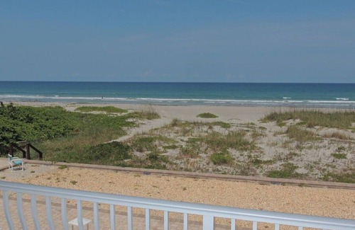 Crescent Beach Condo | INCREDIBLE Direct Oceanfront 2 BR Condo! Waterfall Countertops, Luxury Feel!