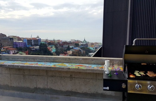 Valparaiso Apartment | Incredible duplex terreza patrimonial zone Valparaiso, side Cultural center