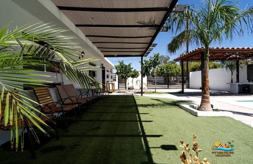 Primera Seccion House | Incredible in-town pool house with BBQ area!