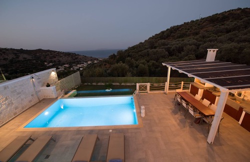 Malevizi Villa | "INDER" sea view Villa with private pool!