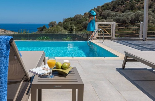 Malevizi Villa | "INDER" sea view Villa with private pool!