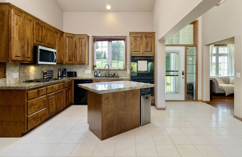 Greenfield House | Indoor Pool Home with Golf Simulator on the Crow River! 22+ Acres!