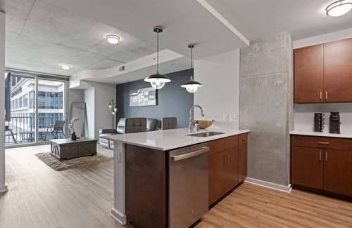 Midtown Apartment | Indulge in stylish living at our ideal location, perfect for relaxation and exploration of the city's offerings