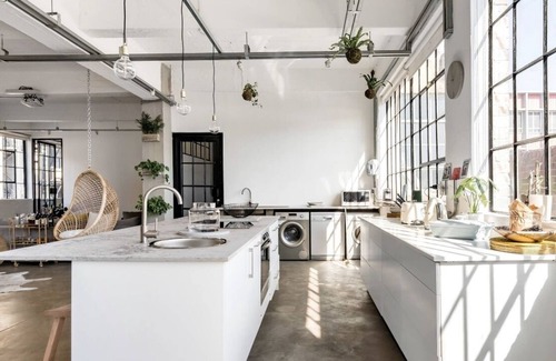 Downtown Johannesburg Apartment | Industrial Chic Loft With Views From a Rooftop Terrace